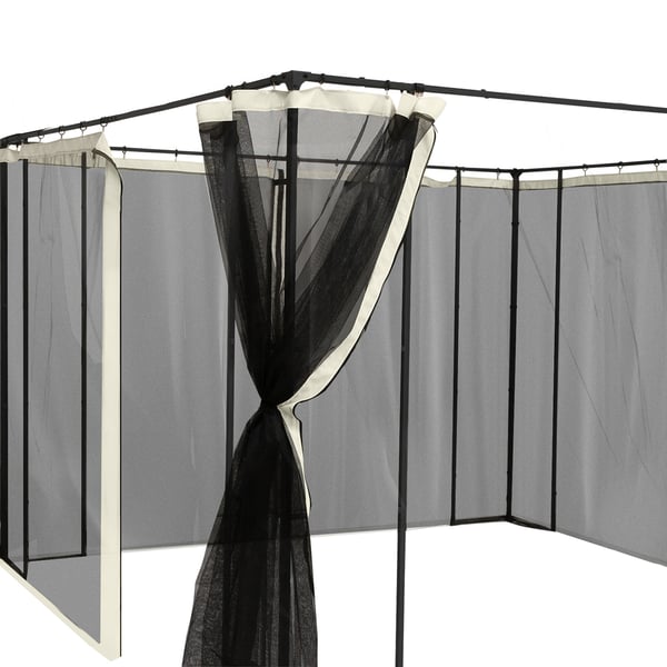 Myggnät, 352x207 cm, svart