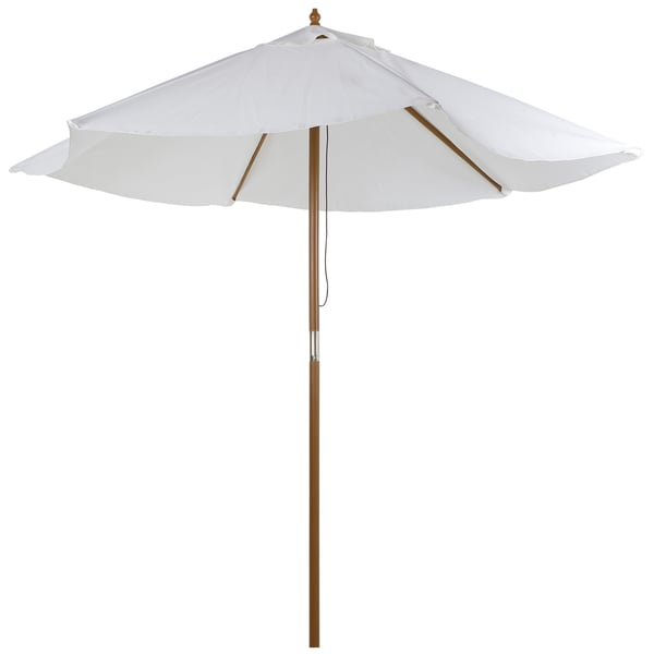 Havparasol, 250x230 cm, Hvid