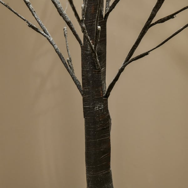 Kunstigt træ, 22x22x150 cm, brun