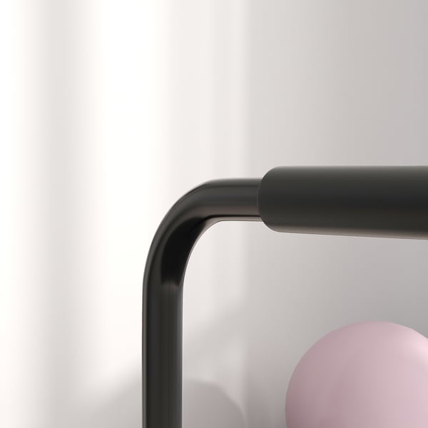 Dip-tangot, 70x50x80-105 cm, Musta