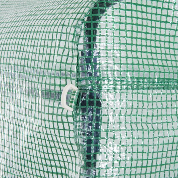 Polytunnel Drivhus, 397x300x200 cm, Grøn
