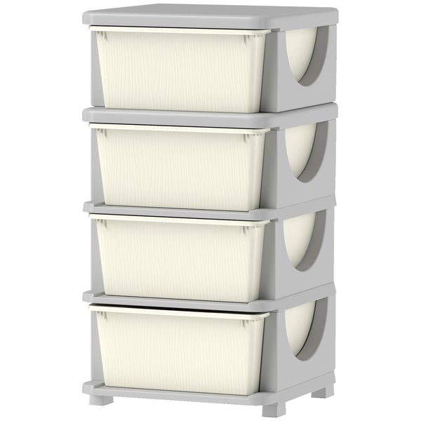 Kommode, 37x37x76 cm, Creme Kommode, 37x37x76 cm, Creme