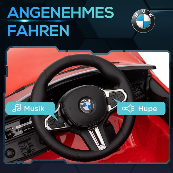 Sähköauto,  BMW M4, 108x69,5x51 cm, Punainen