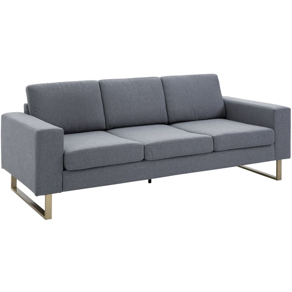 Sofa, 200x82x78 cm, Mørkegrå