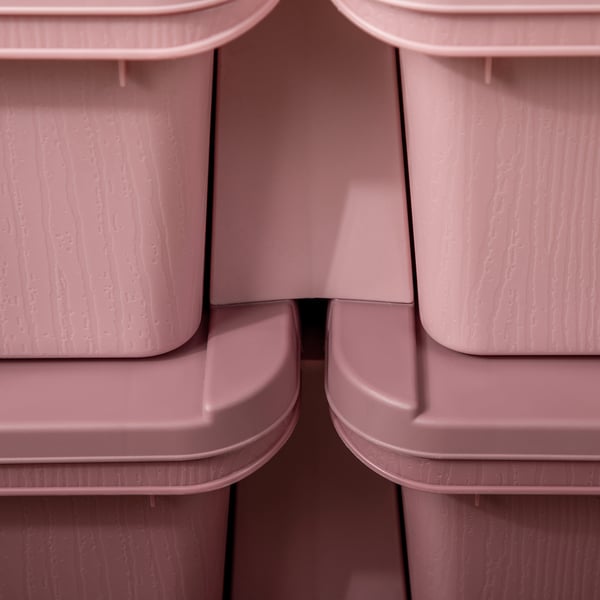 Opbevaringskasse, 275x37x56,5 cm, Pink