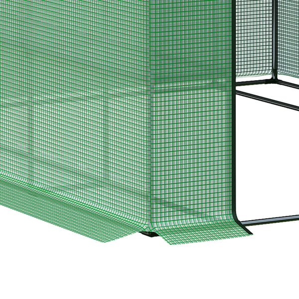 Drivhus, 214x143x195 cm, Grøn