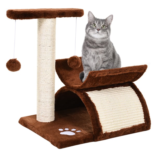 Kattställning, 40x30x43 cm, Brun