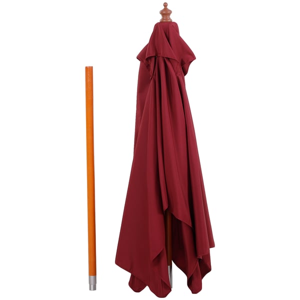 Parasol, 200x150x230 cm, Rød