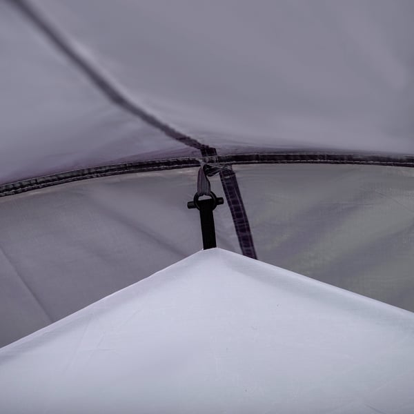 Campingtält, 426x206x154 cm, Grå