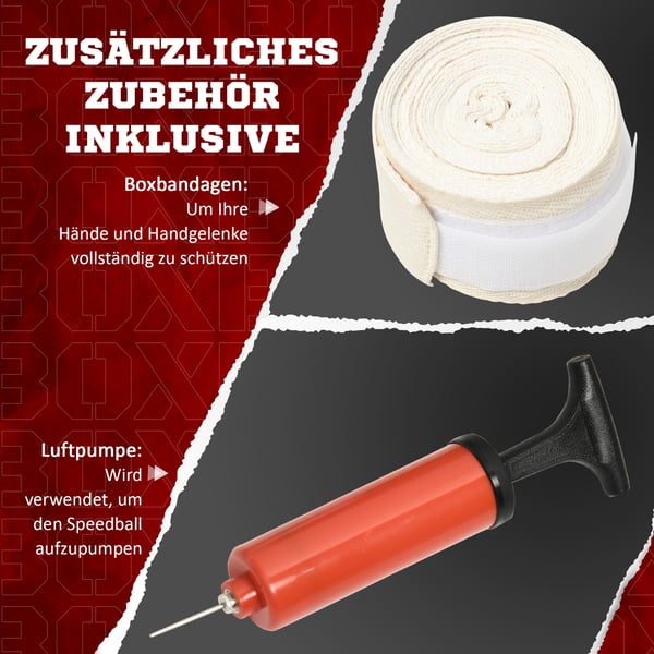Bokseboldstativ, 80.5x48x163-205 cm, Sort