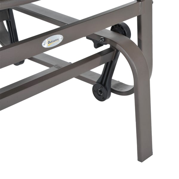Udendørs gyngestol, 60x73x105 cm, brungrå