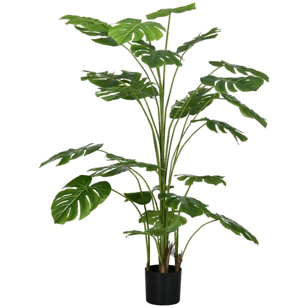Kunstig plante, Monstera Deliciosa, 180 cm, Grøn