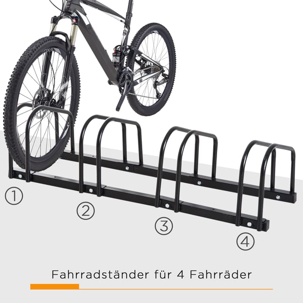 Cykelställ, 110x33x27 cm, Silver