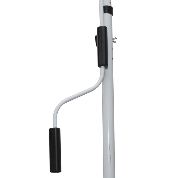 Markise, 200x150x170-280 cm, Grøn og Hvid