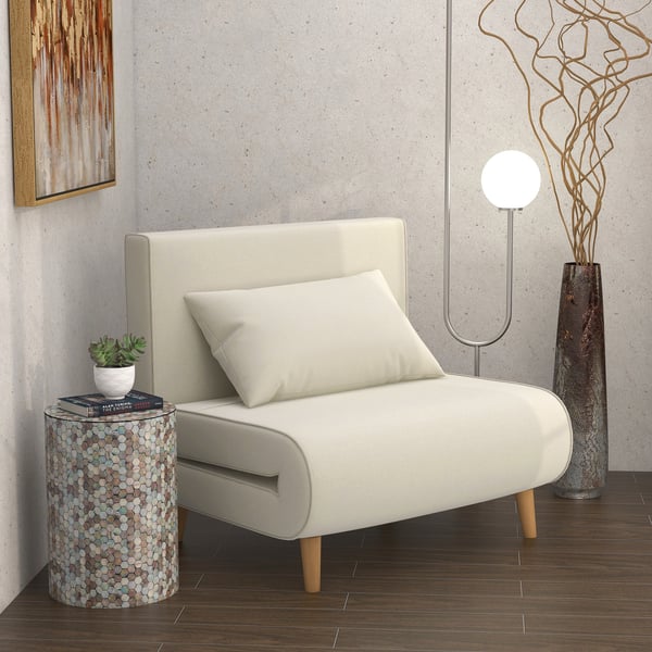 Bäddsoffa, 94x78x80 cm, Krämvit