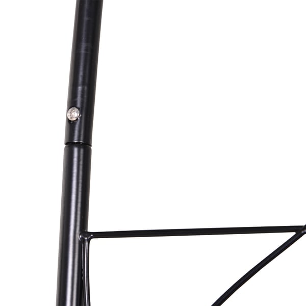Puutarhakaari, 114x30x230 cm, Musta