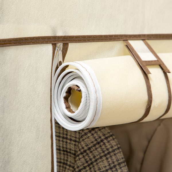 Stofskab, 103x43x162,5 cm, Creme