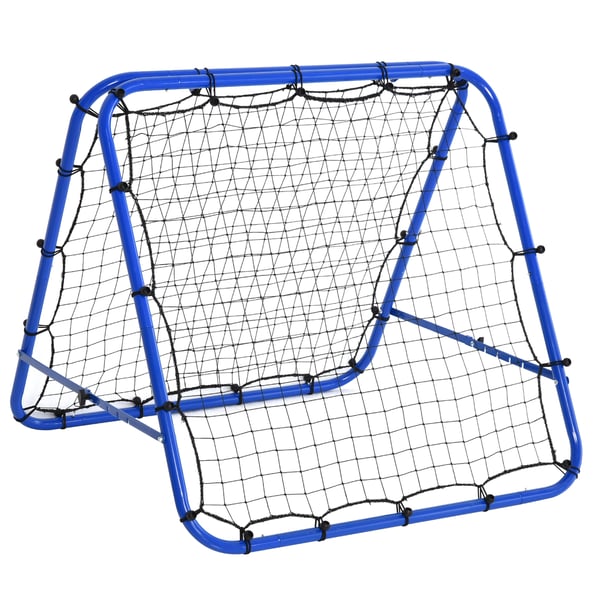 Fodbold Rebounder Net, 100x95x90 cm, Blå
