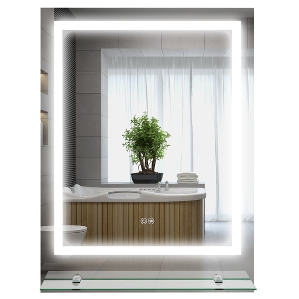 Badrumsspegel, 70x50x2,7 cm, Transparent