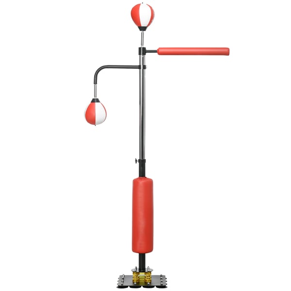 Boksepudestativ, 84x36x140-205 cm, Sort