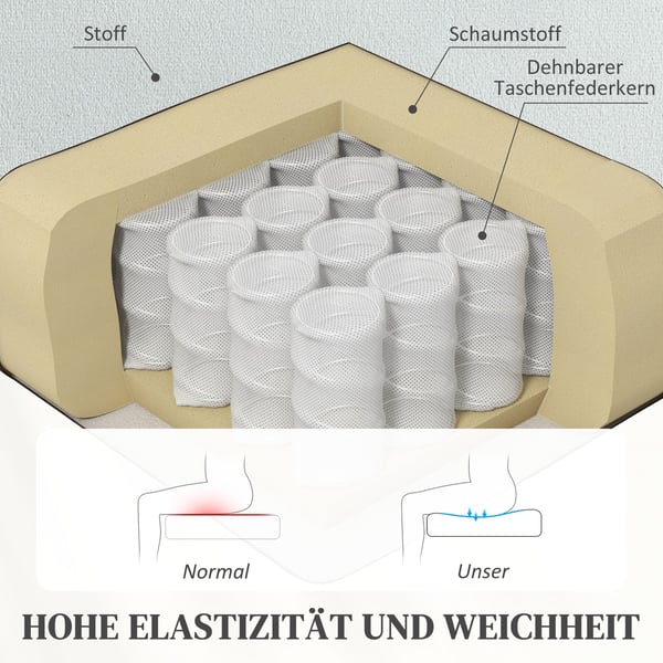 Fåtölj med fotstöd, 101x93x104 cm, Ljusgrå