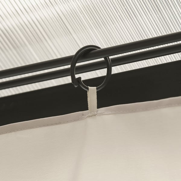 Sidopaneler till paviljong, 302x205 cm, Beige
