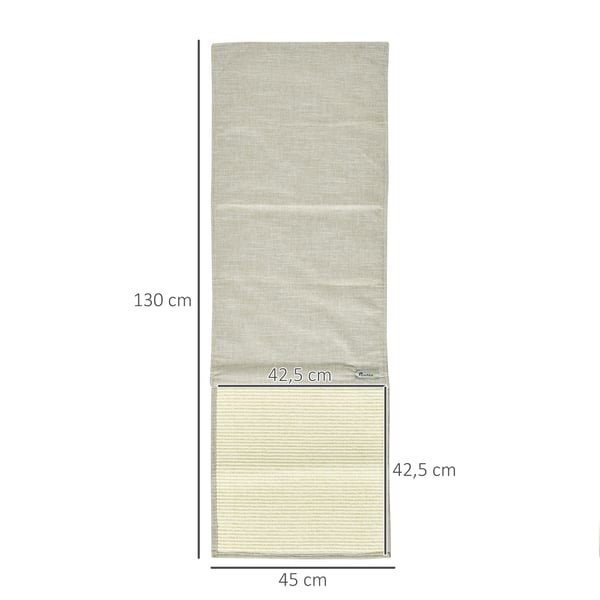 Raapimismatto Setti, 130x45x0.3 cm, Beige,Harmaa