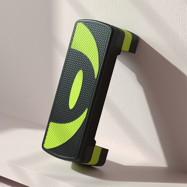 Aerobic Stepper, 80x31x20 cm, Grøn