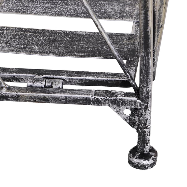 Planteholder, 44x25x96 cm, Sølv