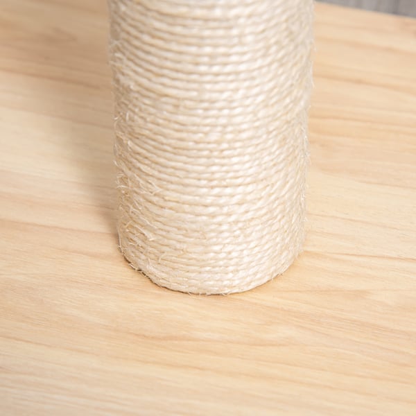 Kradsetræ til kat, 34x34x60 cm, Beige