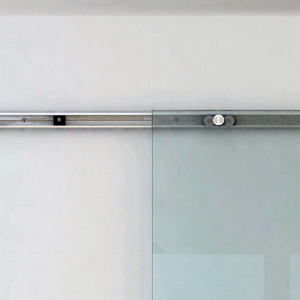 Skjutdörr i glas, 77,5x205 cm, Frostad