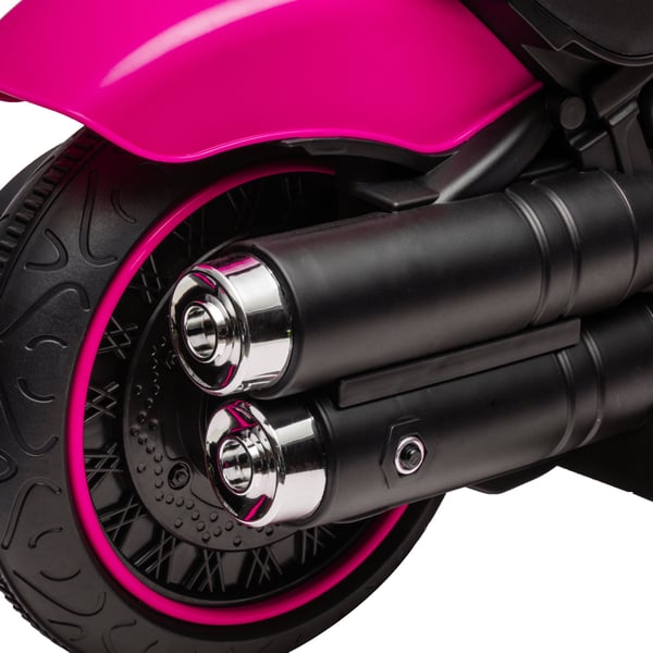 Elektrisk motorcykel til børn, 76x42x57 cm, pink