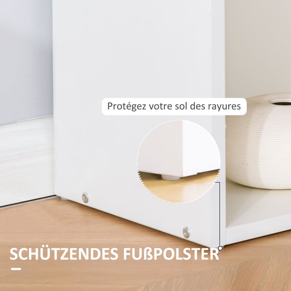 Skrivebord, 120x55x120 cm, Hvid