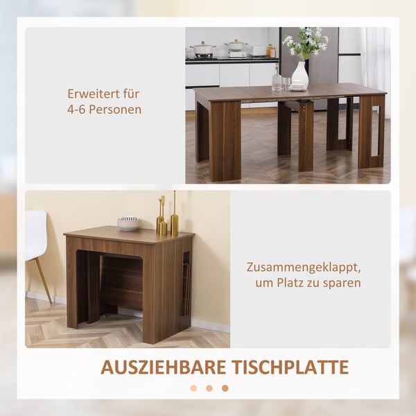 Spisebord, 180x85x75 cm, Brun