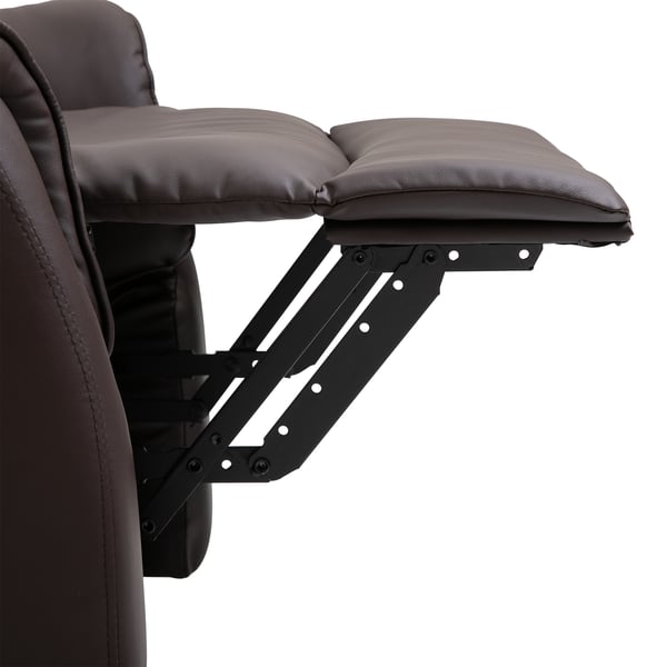 Elektrisk reclinerfåtölj, 80x94x104 cm, Brun