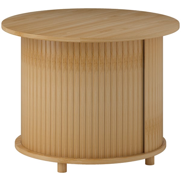 Soffbord, bambu, 60x45 cm, natur
