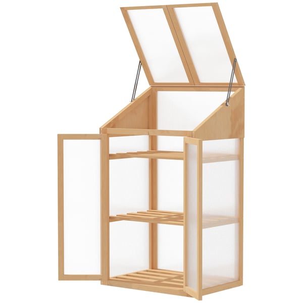 Pieni kasvihuone, 70x50x120 cm, ruskea Pieni kasvihuone, 70x50x120 cm, ruskea