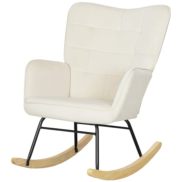 Keinuva tuoli, 98x71x101 cm, beige