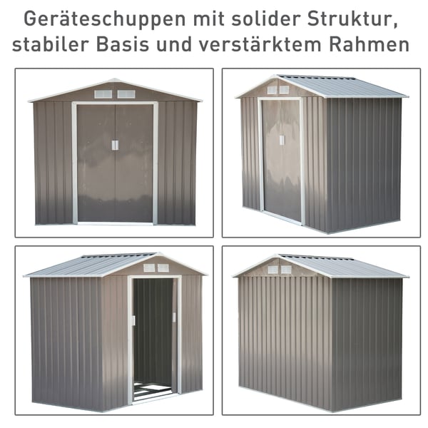 Haveskur, 213x130x185 cm, Grøn