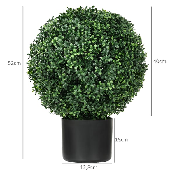 Konstgjord växt för hemmet, 52cm, Grön