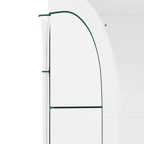 Drivhus, 300x150x213 cm, Hvid