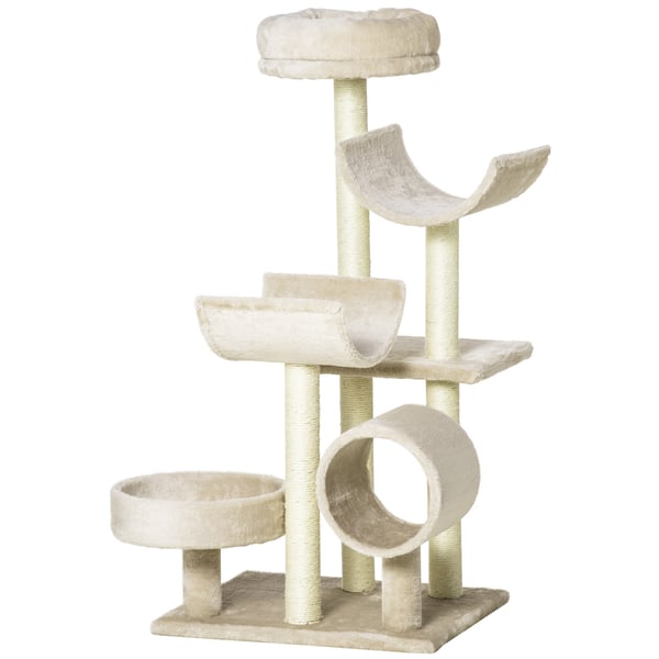 Kattetårn, 50x40x105 cm, Beige