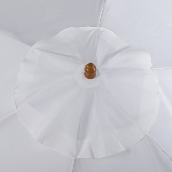 Havparasol, 250x230 cm, Hvid