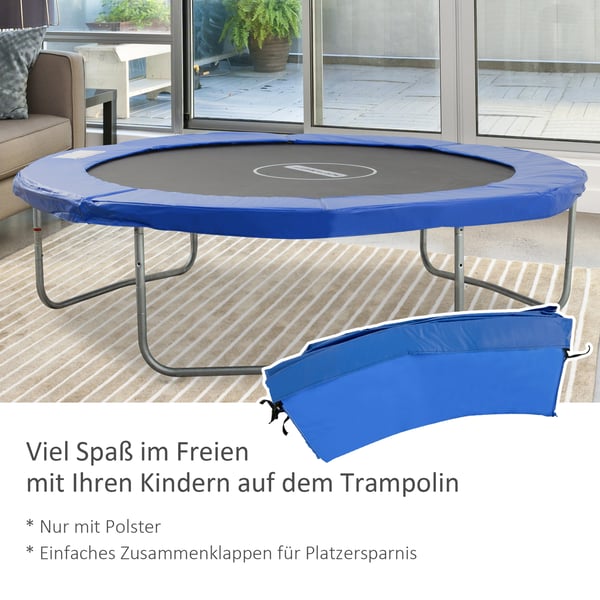Trampolintillbehörsset, 244 cm, Blå