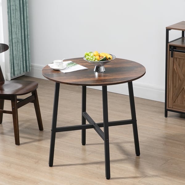 Ruokapöytä, 80x80x76 cm, Ruskea