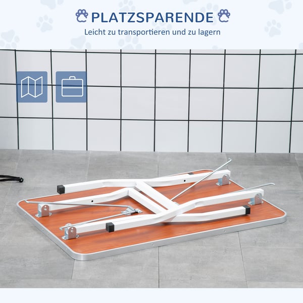 Hundebord til pleje, 91,5x61,5x76 cm, sort