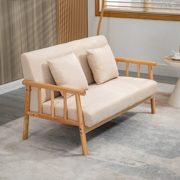Sohva, 123x69x74 cm, Beige