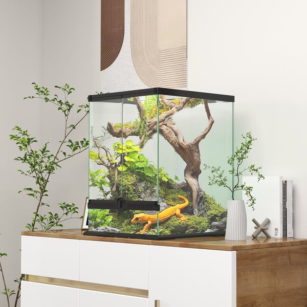 Terrarium, 45x45x60 cm, Musta