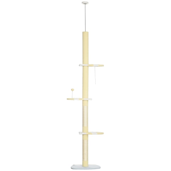 Kissapuu, 47x34x220-260 cm, Keltainen