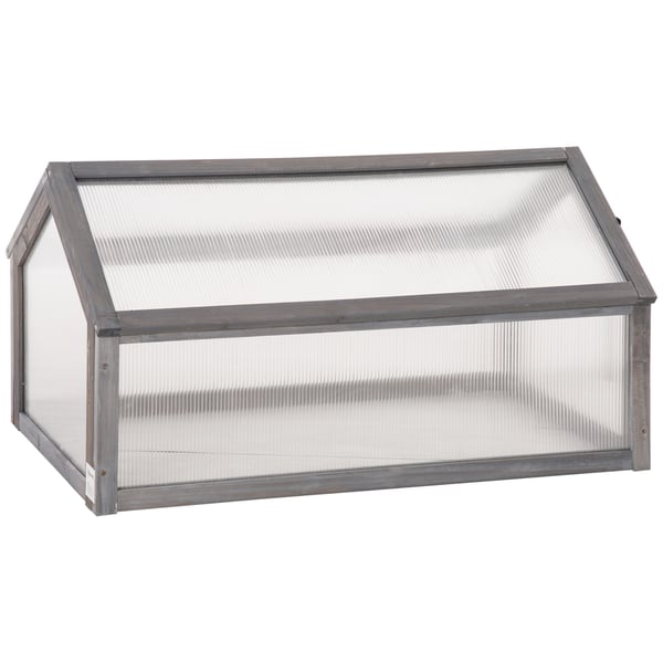 Kasvihuone, 90x52x49,5 cm, Harmaa Kasvihuone, 90x52x49,5 cm, Harmaa
